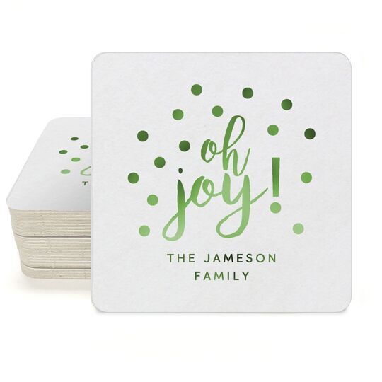 Confetti Dots Oh Joy Square Coasters